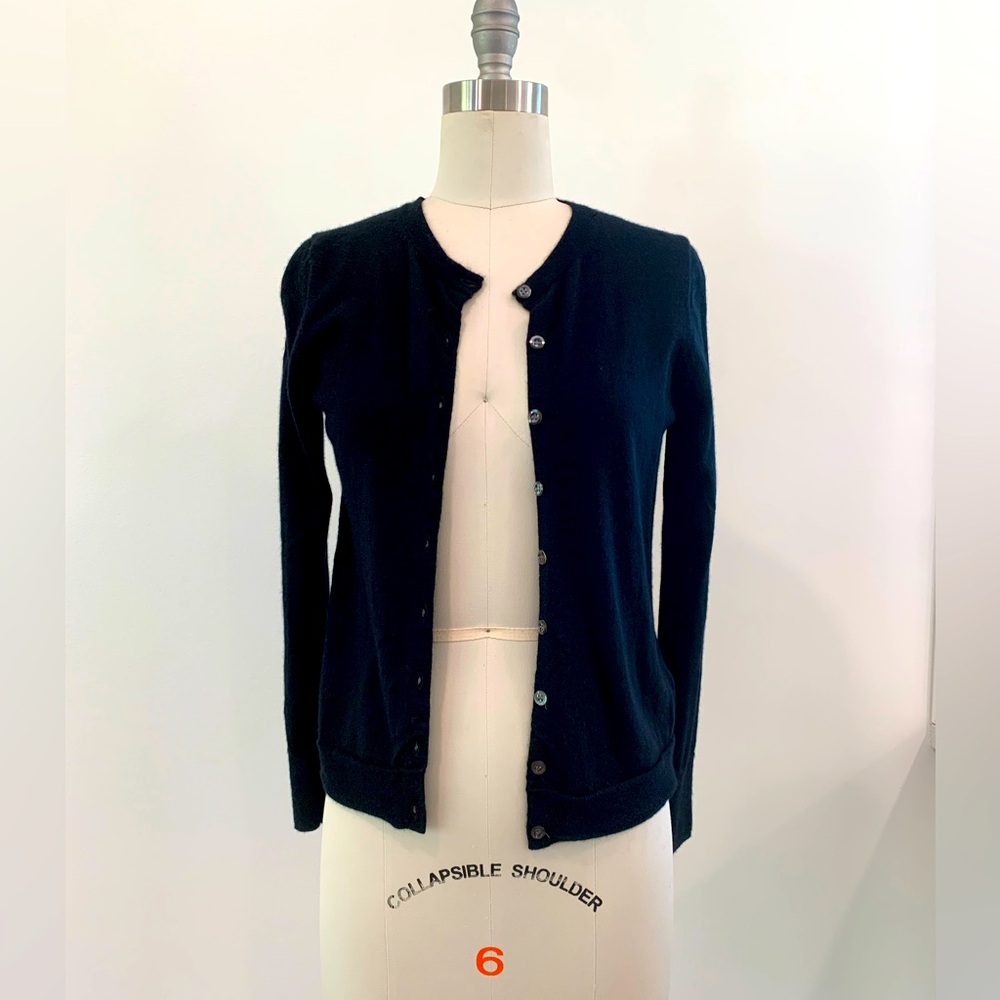Classic Black J.CREW Cardigan